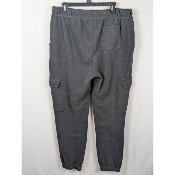 SP Active Cargo Sweatpants Drawstring Gray Men's Size XL - Picture 6 of 10
